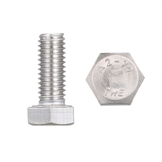 DIN933 304 Edelstahl Aussensechskantschraube DIN933 304 Stainless Steel Outer Hexagon Screw