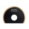 TAJIMA Sägeblatt für Oszillierende Maschinen passend für FEIN® und SUPERCUT® 80mm HSS Titan halbrund, TAJ-30807