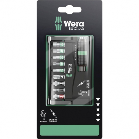 WERA Bit-Check 10 BiTorsion 3 SB