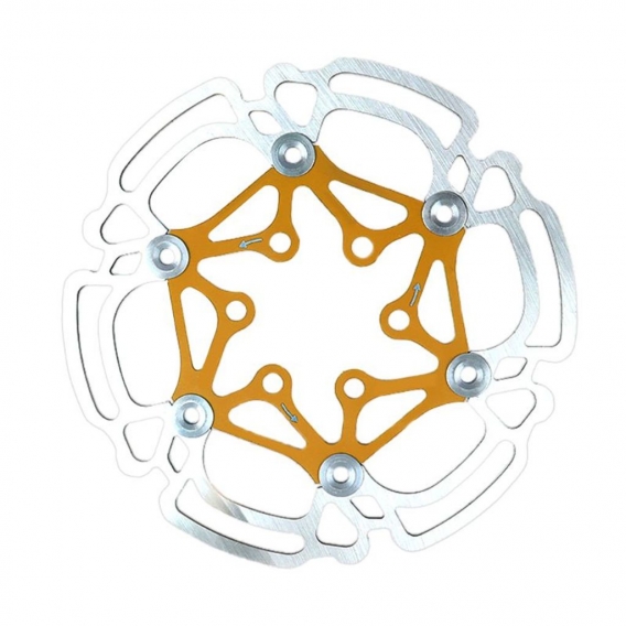 AcserGery Bestes Fahrrad 140 mm 6-Loch-Scheibenrotorbremse MTB-Rennrad-Schrauben-Scheiben-Schwimmrotor