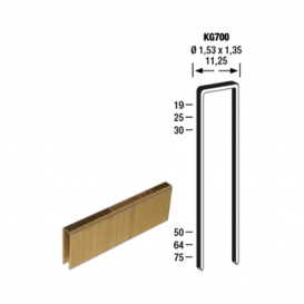 More about Klammern Type KG 700 50 mm Stahldraht verzinkt und geharzt (10500 St)