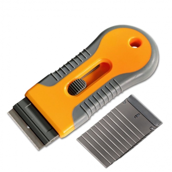 Pyzl Bunter Schaber-Reinigungs-Aufkleber-Entferner-Fenster-Glas-Reiniger New Squeegee Car Tool Hot Razor/Multicolor