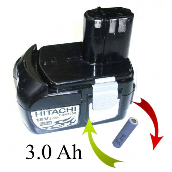 Reparatur Zellentausch für Hitachi 18V 3,0Ah. EBM1830