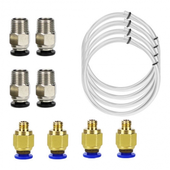 PTFE-Schlauch 3D-Druckeranschluss, Außendurchmesser 4 mm Werkzeuge, Zubehör, pneumatische Schnellverbindung, PC4-M10 PC4-M6 Farb