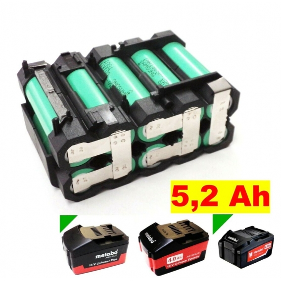 Tauschpack f. Metabo Akku 18 V -   625587  / 6.25455 / 625591 / 6.25457 / 6.2552