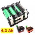 Tauschpack für Metabo Akku 14,4 V  mit 4,2 Ah 6.25456 / 6.25526 / 6.25454