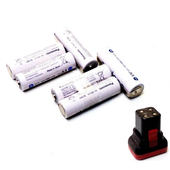 Tauschpack für  Dremel Akku  7,2 V -- 757  mit Panasonic  Zellen 1,9 Ah