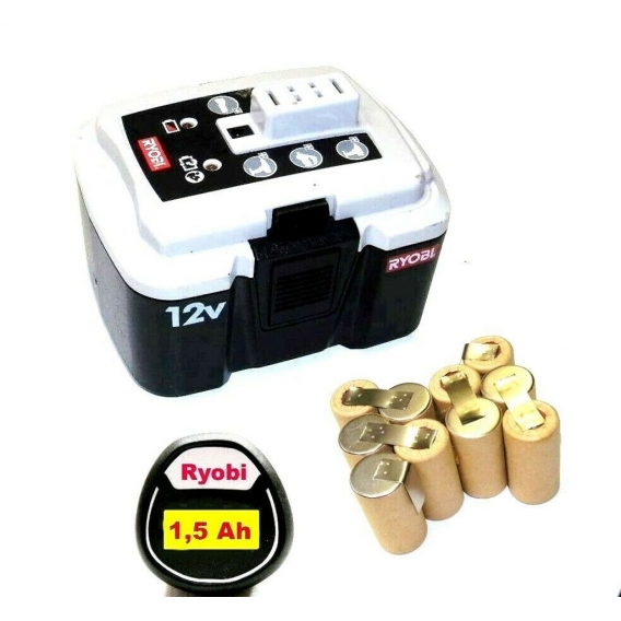 Tauschpack für Original Ryobi Akku  12 V  BPN-1213 ＞ 1217   mit 2 Ah  HP-2000