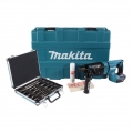 Makita HR 007 GZ01 Akku Kombihammer 40 V max. 3,0 J SDS plus XGT + 13 tlg. Bohrer und Meißel Set + Koffer - ohne Akku, ohne Lade