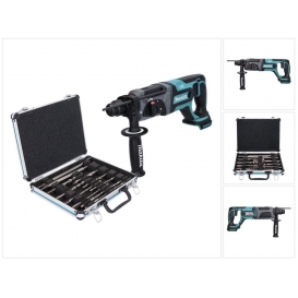 More about Makita DHR 241 Z Akku Bohrhammer 18 V 2,0 J SDS plus + 13 tlg. Bohrer und Meißel Set - ohne Akku, ohne Ladegerät