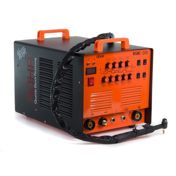 Röhr WSME-250 - Inverter-Schweißgerät 4-in-1 - für WIG-/MMA-Schweißen - mit/ohne Gas - AC/DC - 240 V - 250 A