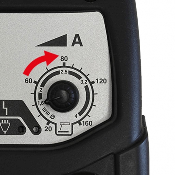 Telwin Elements INFINITY 220 Elektroden Schweißgerät und WIG Schweißgerät mit DC Gleichstrom 20 - 200 A, 230 V, Set inkl. Elektr