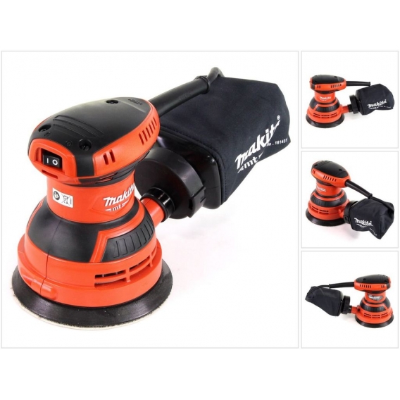 Makita Exzenterschleifer 125 mm Orange und Schwarz