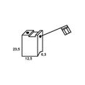 Kohlebürsten Kohlen für Dewalt DW476QS Winkelschleifer 6,3x12,5x23,5mm 940160