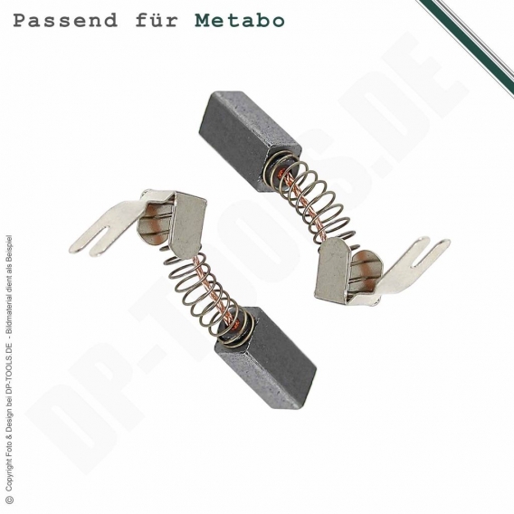 Kohlebürsten für Metabo Winkelschleifer EW 7127 QUICK 6,3x8x16mm