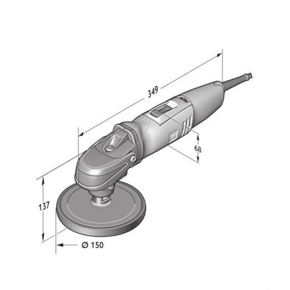 Fein Polierer WPO 10-25 E - Set, 72216351010