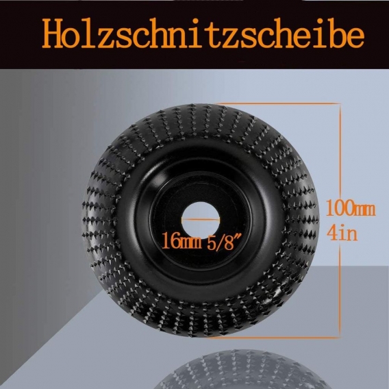 AcserGery Holzschnitzscheibe für Winkelschleifer ((2 Stück)) 125 Holzraspelscheibe, zum groben Schleifen von Materialien, geeign