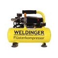 Aktionsset WELDINGER Flüster Kompressor FK 40 compact + Druckluftset 6-teilig