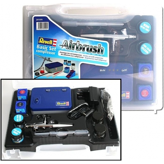 Revell Airbrush Basic Set mit Kompressor 39199