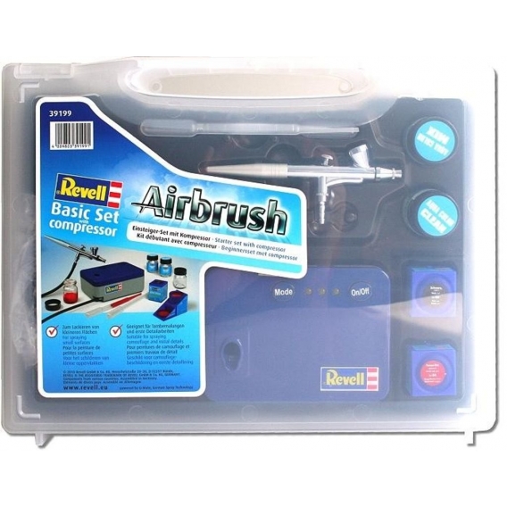 Revell Airbrush Basic Set mit Kompressor 39199