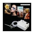 KKmoon Mehrzweck Dual Action Airbrush Mini Luftkompressor Set Schwerkraft Feed Air Brush Kit fuer Kunst Malerei Tattoo Manikuere