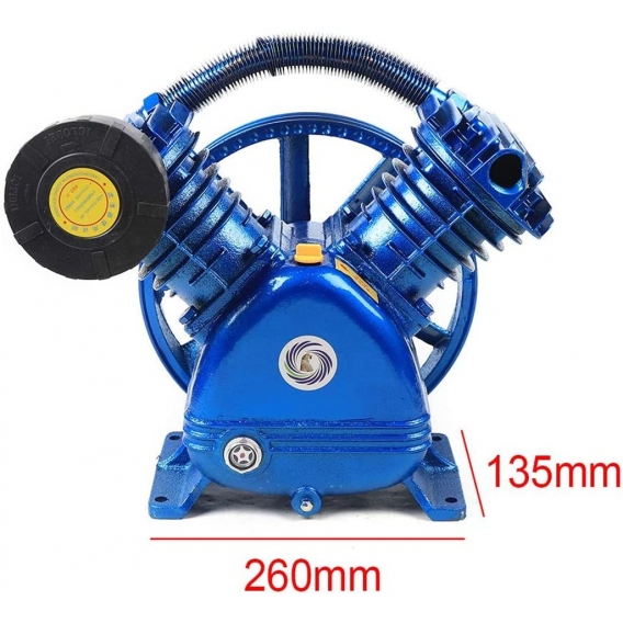 Kompressor Aggregat  V-Typ Kompressor Luftkompressor-Pumpenkopf  2 Zylinder  Druckluft Kompressoraggregat DFV-0.6/8