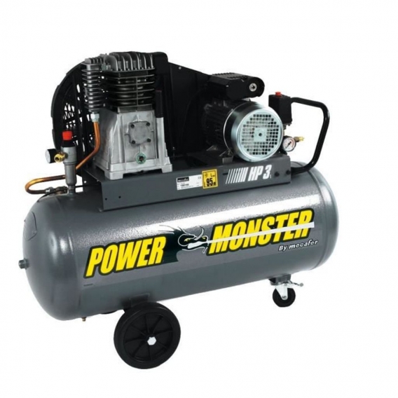 MECAFER Compressor 100 L 3HP 10 bar Semi Pro PowerMonster