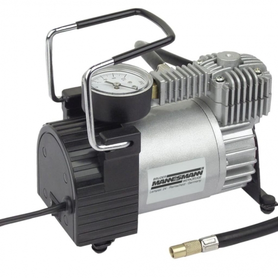 Hommie®  Brüder Mannesmann Minikompressor Aluminium 12 V 01790