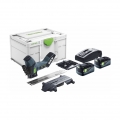 Festool ISC 240 EB-Basic Akku Dämmstoffsäge 18 V 240 mm + 2x Akku 5,2 Ah + Ladegerät + Systainer