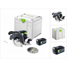 More about Festool HKC 55 EB-Basic Akku Handkreissäge 18 V 160 mm Brushless ( 576163 ) + 1x Akku 5,2 Ah + Systainer - ohne Ladegerät