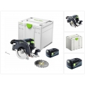 Festool HKC 55 EB-Basic Akku Handkreissäge 18 V 160 mm Brushless ( 576163 ) + 1x Akku 5,2 Ah + Systainer - ohne Ladegerät