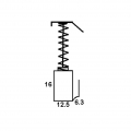 Kohlebürsten für Festool Handkreissäge AXP 85 - AXP85 6,3x12,5x16mm 483766