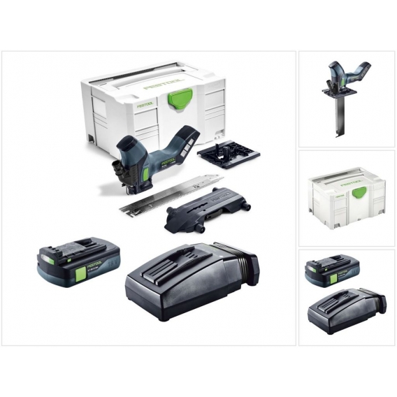 Festool ISC 240 Li Akku Dämmstoffsäge 18V ( 574821 ) 240mm im Systainer + 1x 3,1Ah Akku + Ladegerät