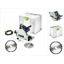 More about Festool TS 55 REBQ-PLUS Tauchsäge 1200W 160 mm im Systainer ( 561551 ) + Extra Sägeblatt HW