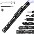 Multitool Taktischer Stift mit Taschenlampe Gadgets Geschenke für Männer Werkzeug für Frauenschutz Selbstverteidigung Überlebens