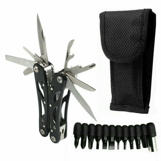 Multifunktions Edelstahl MultiTool Tasche Messer Zange Klappzange Outdoor Tool