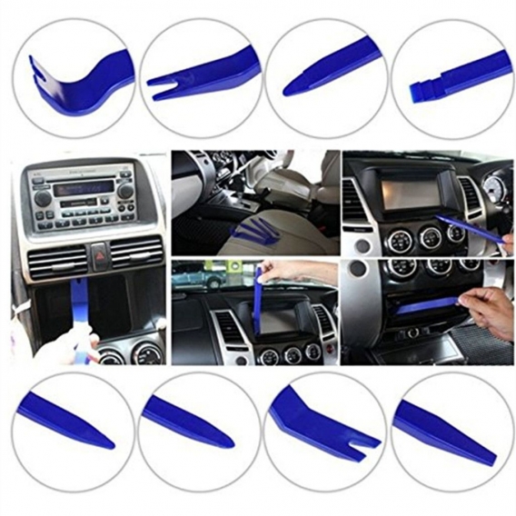 4PCS Autoradio Stereo Formtür Clip Panel Dash Trim Removal Pry Tool Kit