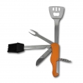 H-basics Multifunktions Küchenwerkzeug - Taschenwerkzeug, Multitool, Outdoor, Vatertag für Camping, Wandern, Farbe:Orange