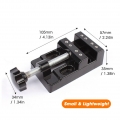 Mini Flachklemme 57mm Flachbank Schraubstock Multifunktions Bankklemme Mini Bohrmaschine Schraubstock Werkzeug fuer DIY Holzbear