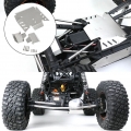 RC Chassis Armors 304 Edelstahl RC Chassis Plate Modell Chassis Protector Geeignet für Axial RXB10 Ryft 1/10 RC Rock Crawler Mod