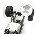 RC Chassis Armors 304 Edelstahl RC Chassis Plate Modell Chassis Protector Geeignet für Axial RXB10 Ryft 1/10 RC Rock Crawler Mod