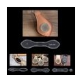 2 Teile / Satz Klare Acryl Muster Vorlage DIY Werkzeug Für Lederhandwerk