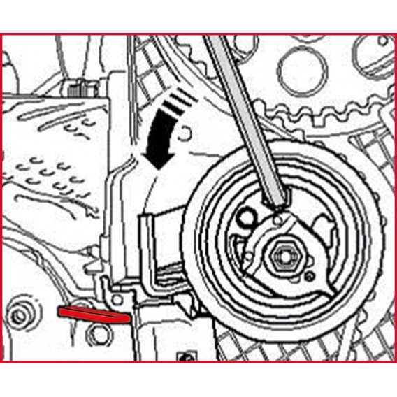 KS Tools Motorservice-Master-Satz, 32tlg., Ford, 400.1300