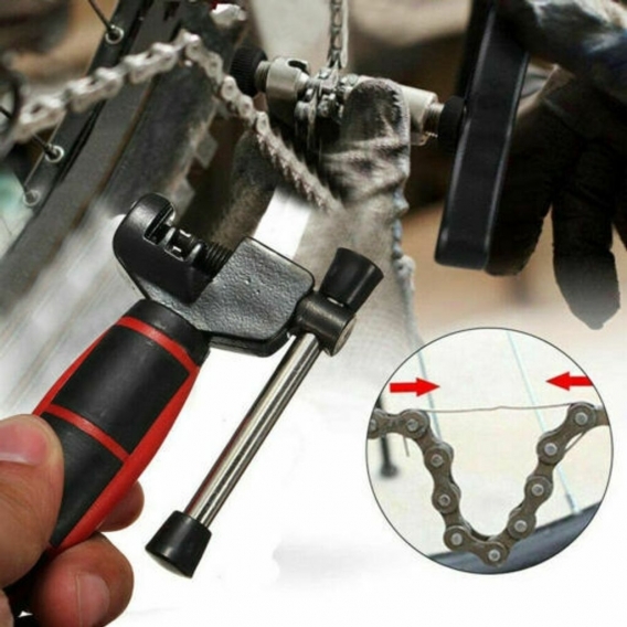 AcserGery Fahrradkettenentferner Splitter Breakers Repair Tool Demontage Schneidegerät