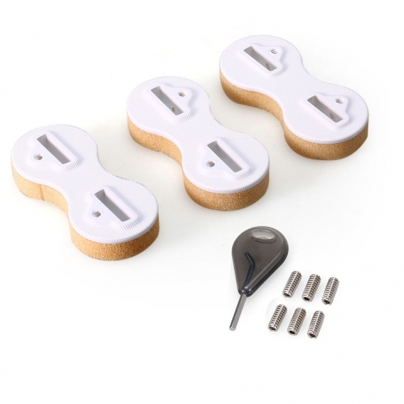 AcserGery Mysports 3 PCS Fushion Fin Box Plug Extra Finnenschlüssel 9 mm Finnenschrauben-Set