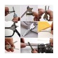 AcserGery Utili Key Multi Tool Mehrzweckmesser Flaschenöffner Tasche Keytool Utility EDC Gear Schlüsselanhänger Multitool Multif