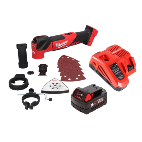 Milwaukee M18 FMT-601 FC Akku Multitool 18 V Brushless + 1x Akku 6,0 Ah + Ladegerät