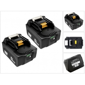 More about 2-Pack 18V 6,0Ah Lithium-Ionen Akku Batterie Ersatzakkus Werkzeugakkus Akku-Werkzeugbatterie Für Makita BL1850 BL1815 BL1815N BL