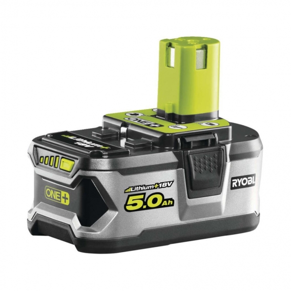 RYOBI Akku u. Schnellladegerät RC18120-150 18V, 5Ah Akku, Lithium-Ionen, Batterie, Ladegerät