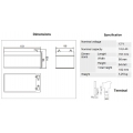 MW-Power AGM GEL Batterie MWS-12-12 VRLA 12V 12Ah (C20) baugleich 9Ah 10Ah 15Ah